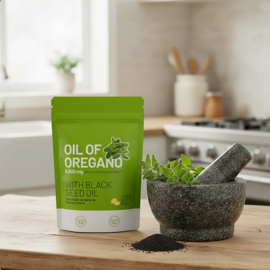 Huile d'origan en gélules