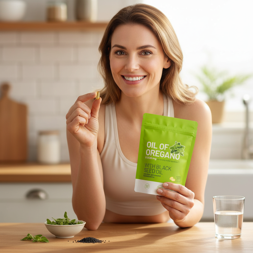 Huile d'origan en gélules